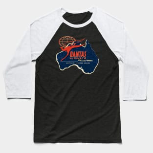 Qantas Airlines Australia Baseball T-Shirt